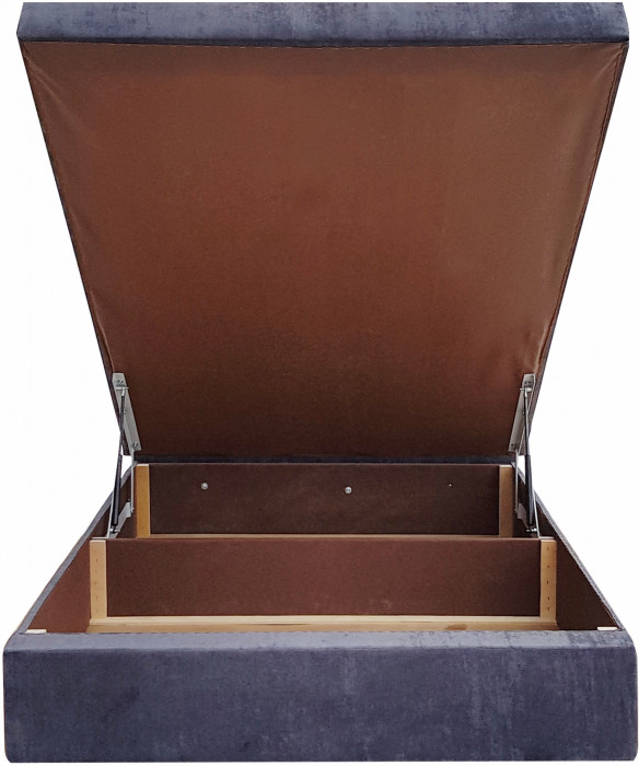 Кровать Атланта с мягкой обивкой с матрасом, 120, бежевая