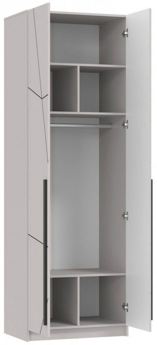 Брандо шкаф для одежды 67.14 МДФ Геометрия Кашемир