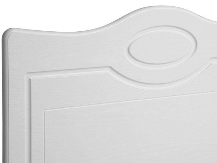 Кровать 900 с настилом Монако МН-10 белое дерево