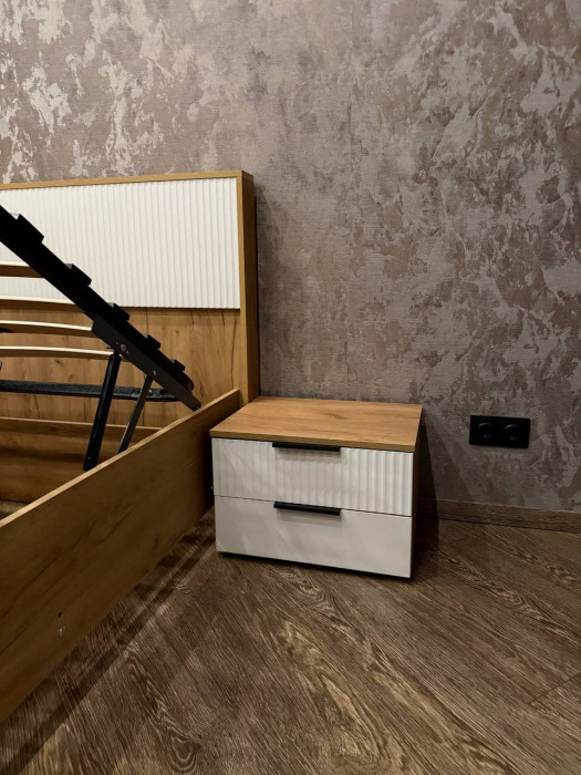 Марвэл Тумбы прикроватные 2шт, Графит/Браш графит