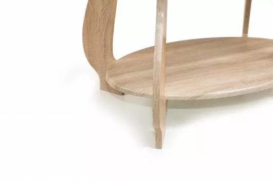 Стол журнальный СЖ-25 с рисунком Р-2/дуб сонома