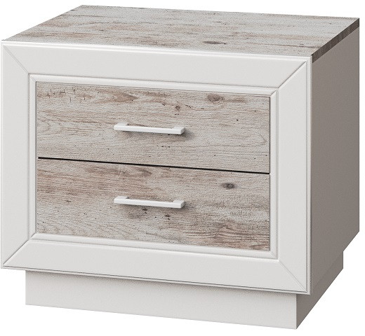 Набор мебели для спальни "Эстель" - Дуб полярный/Сосна натуральная