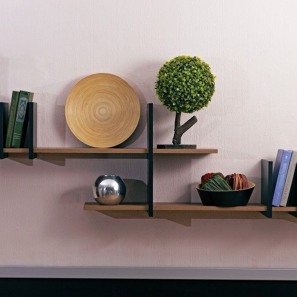 Полка навесная Натуре 18, дуб табачный