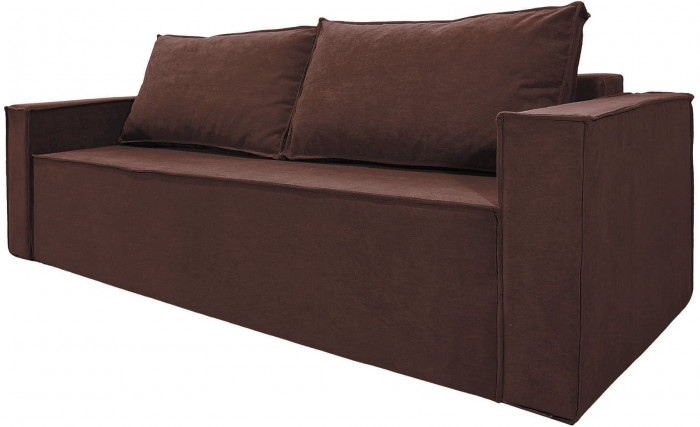 Диван-кровать раскладной еврокнижка Лофт Люкс 140 цвет коричневый