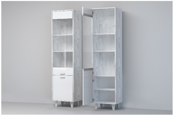 Эго Пенал ПС-1 НГ (Камень Темный/Бетон Светлый)