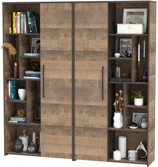 Трувор 13.206 Шкаф-стеллаж + 13.206 Шкаф-стеллаж, дуб гранж песочный/интра