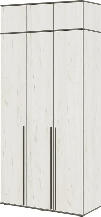 Норд Шкаф трехстворчатый 1200 + Норд Антресоль к шкафу 1200 Дуб Крафт