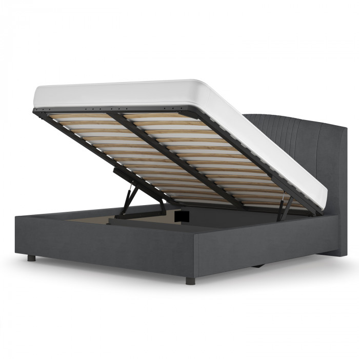 Кровать-12М с подъёмным основанием 1600 графит