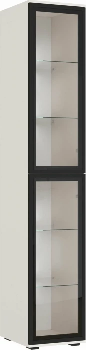 Норд Шкафы 800 + Пенал-стекло 400, Кашемир