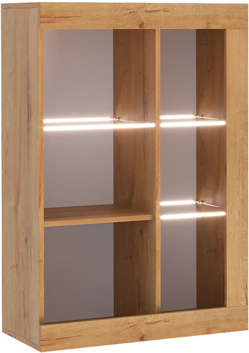 Прага Модульная Гостиная, вариант №3, вотан/Белый глянец