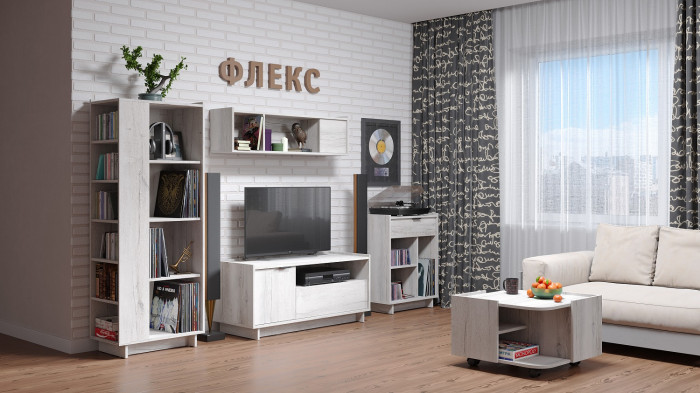 Стол журнальный Флекс 16 Дуб Шавиниган