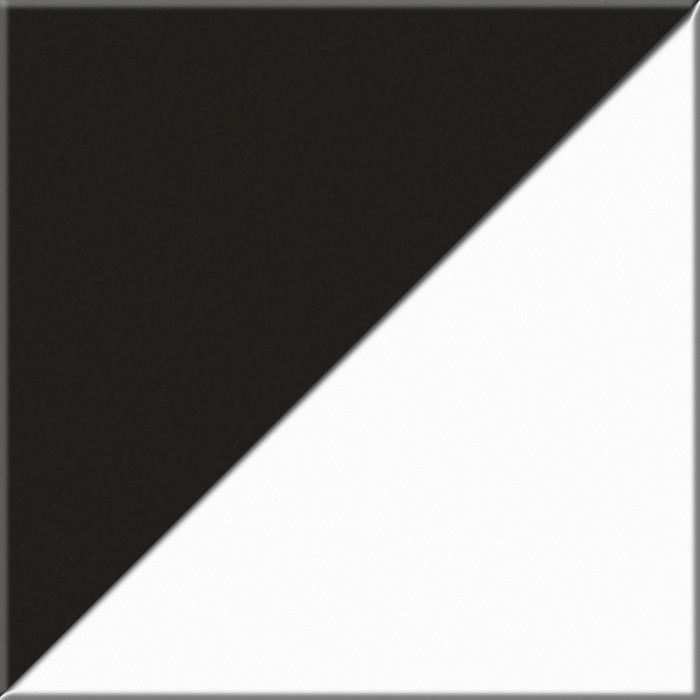 Сидней 13.200 Шкаф 2 штуки, корпус: белый/чёрный/фасады: МДФ белый глянец