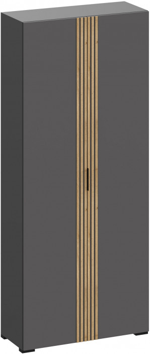 Прихожая Нао, набор №11, Дуб вотан/Графит, Вотан, Simple 27