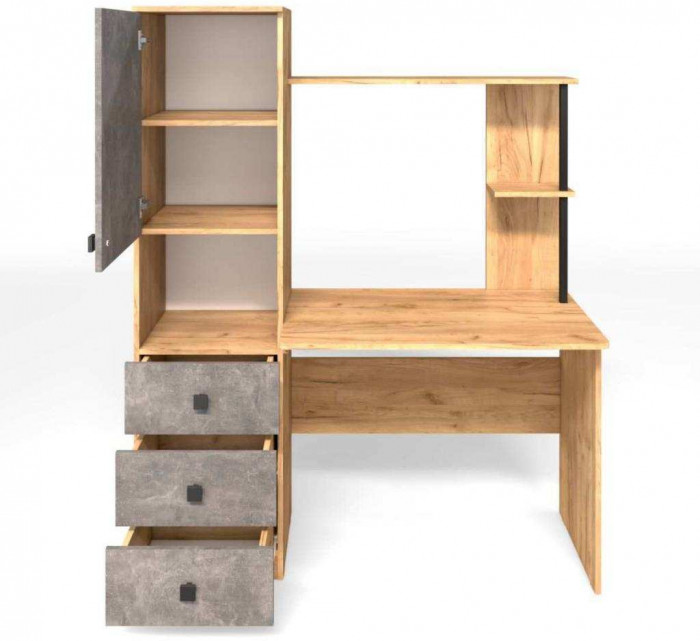 Стол компьютерный СК-8 дуб крафт/ателье