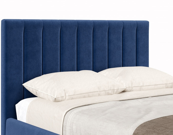 Кровать с подъёмным механизмом 1800 Верона, темно-синий