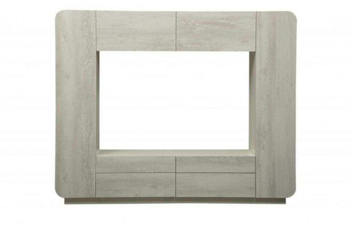 Стенка Лаванда-2 белый/бетон