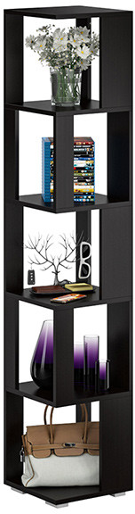 Стеллаж СВК, цвет венге, ШхГхВ 35х35х179 см.