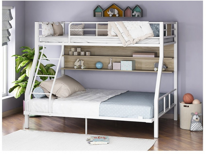 Двухъярусная кровать Гранада-1П 140 (Черный)