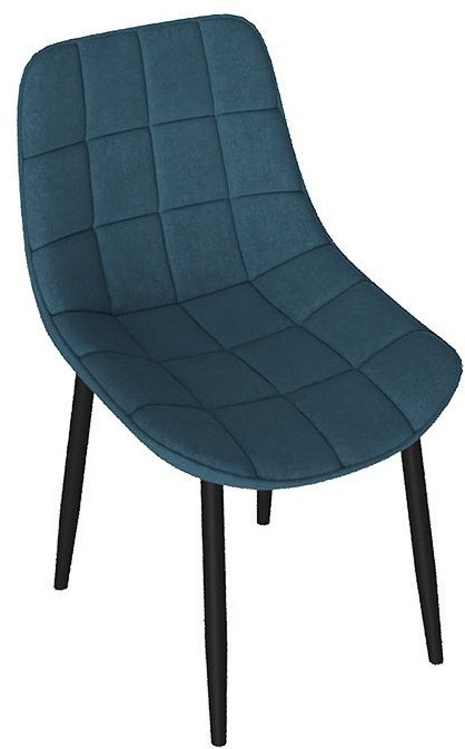 BOSTON Стул (Белый муар/Велюр V003 темно-серый)