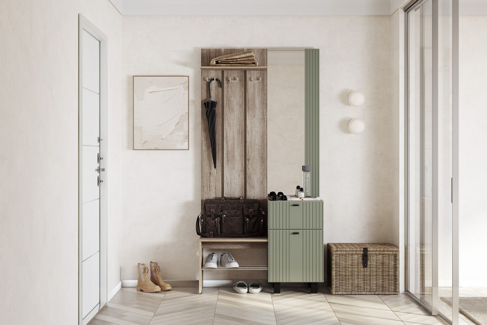 Прихожая Олива ПР-04, Дуб каньон, МФ12