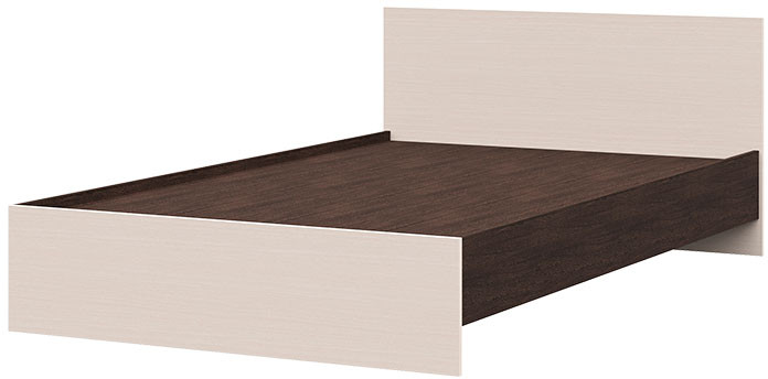 КР 556 Бася ЛДСП кровать 1200 венге/белфорт