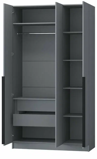 Шкаф Авангард 1200, Графит