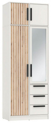 83.09 шкаф + 83.12 тумба Вегас Белый