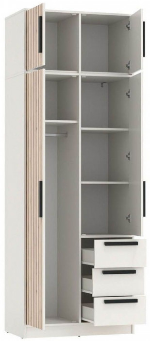 83.09 шкаф + 83.12 тумба Вегас Белый