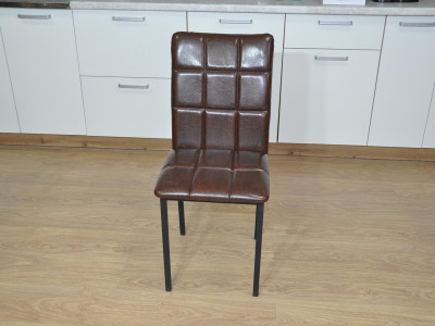 Стул ТЕКС-2 / черный/коричневый