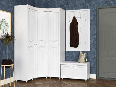 Прихожая Монако-7 белое дерево