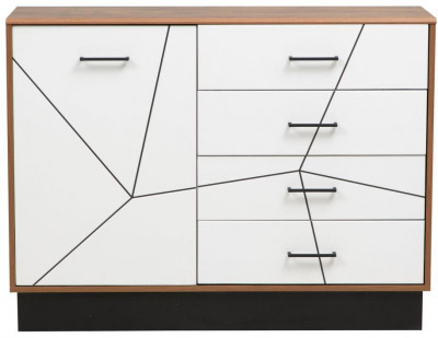 Комод Гамма 54.08 Белый/Таксония