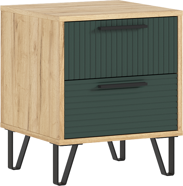 Спальня Флэш, браш мени грин/дуб крафт