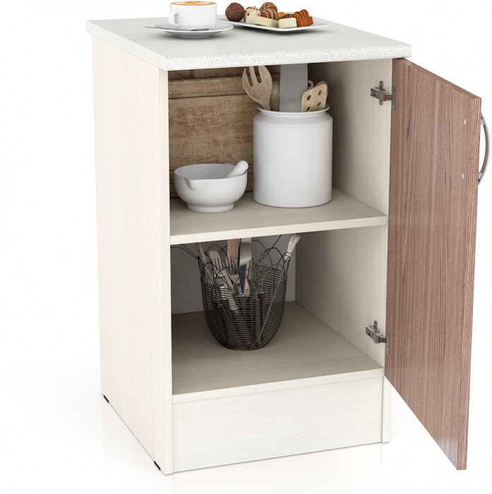 Кухня Мери ШН500 Стол 50 см., дуб/ясень шимо тёмный