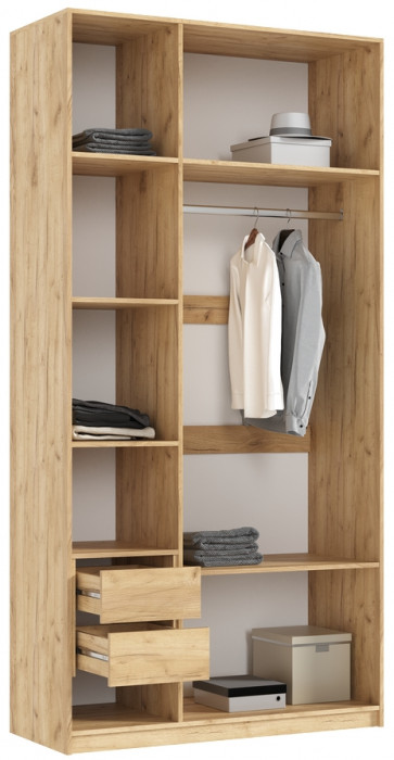 Модульная спальня Марвэл, Дуб крафт/Мальта грей