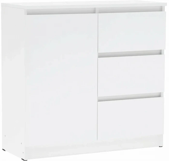 Челси Композиция комодов (Белый глянец, Белый)