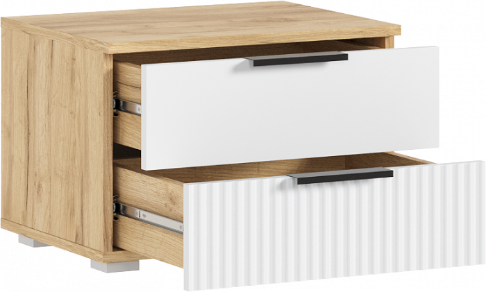 Модульная спальня Марвэл, Дуб крафт/Браш вайт