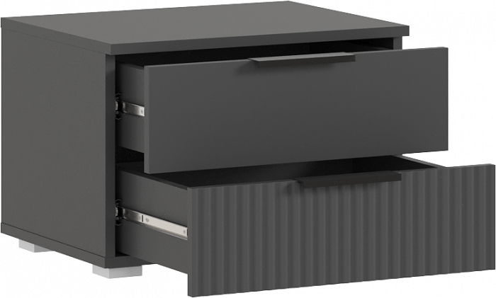 Модульная спальня Марвэл, Графит/Браш графит