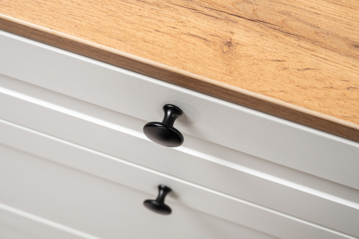 Остин Прихожая 59, белый шагрень/дуб крафт золотой