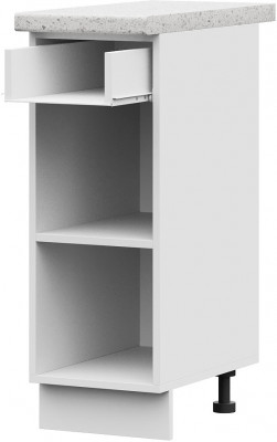 ШН1Я 300 корпус шкаф нижн. с 1ящ (300*840*474) б/ст белый