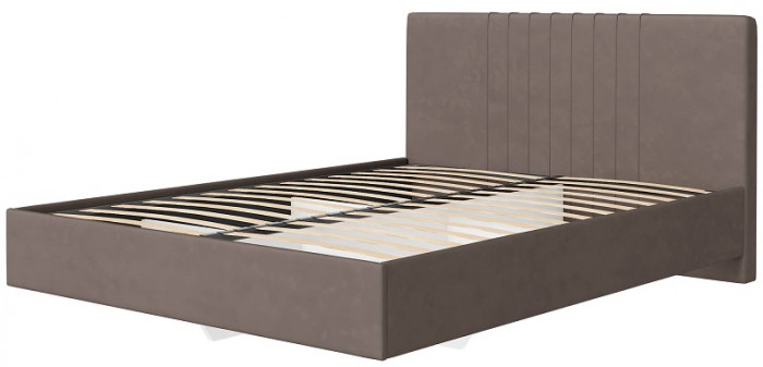 Кровать с латами Соло 160*200, Коричневый