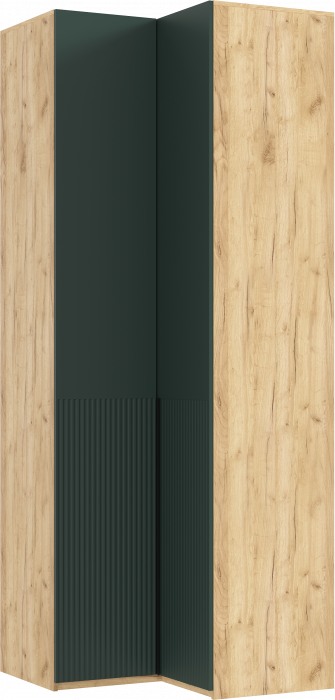 Модульная спальня Марвэл, Дуб крафт/Браш мени грин