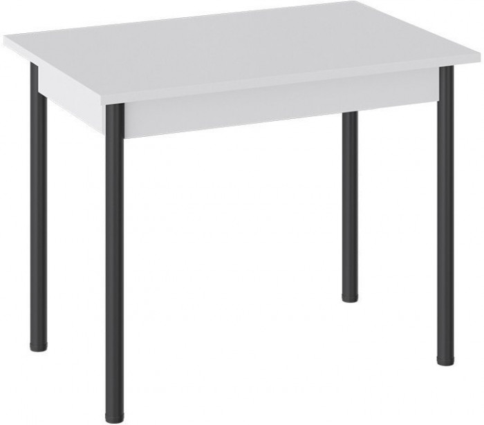 Родос Тип 1 стол с опорой d40 (Белый муар/Дуб Сонома)