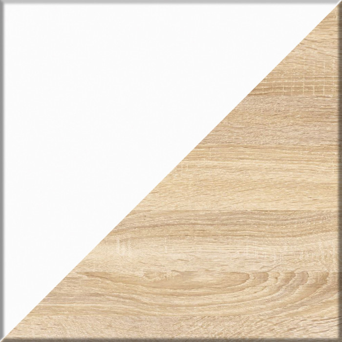 Мори Стол компьютерный МС-6 правый + Шкаф МШ1200.1, цвет дуб сонома/белый, ШхГхВ 210,4х50,4х209,6 см., выдвижные ящики справа, НЕ универсальная сборка