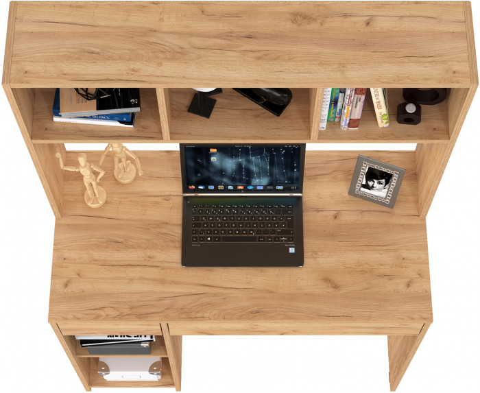 компьютерный стол Комфорт 12.77F, дуб крафт золотой