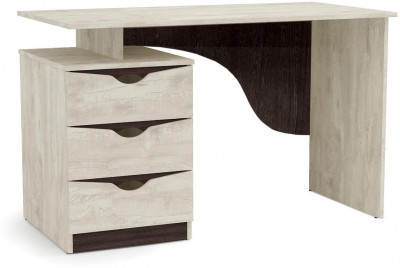 33.23 Лючия стол письменный бетон пайн белый/венге