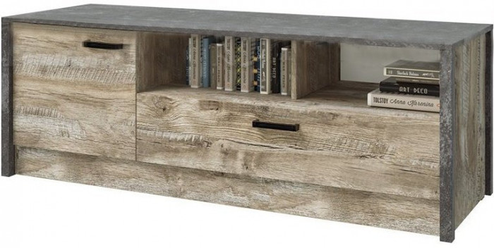 Модульная гостиная Амели юкон/бетон (Дуб Юкон / Бетон темный)