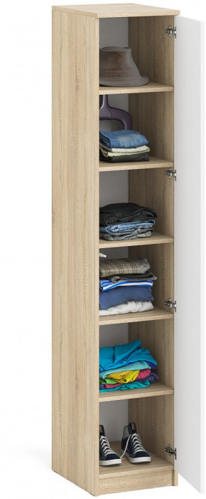 Мори Пенал МШ400.1, дуб сонома/белый