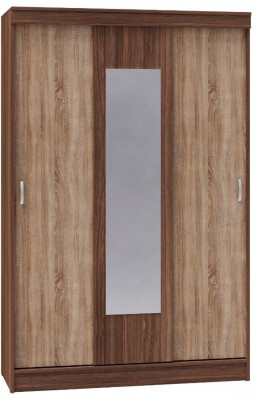 Шкаф-купе Бася ясень шимо/дуб сонома