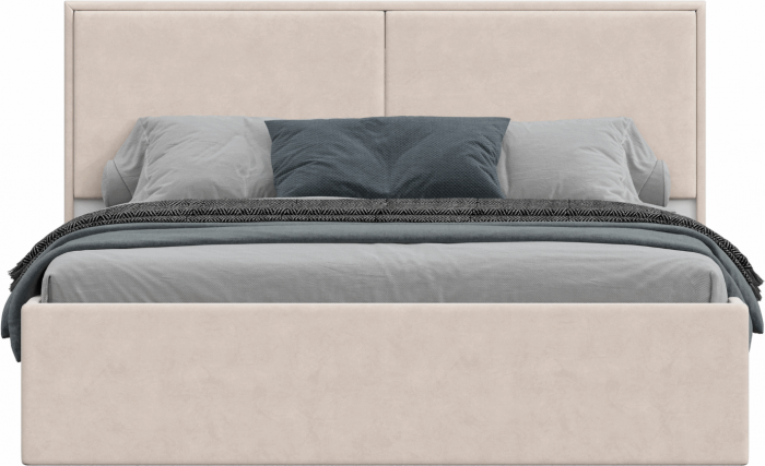 Кровать КР-430-М двуспальная 160, Микровелюр-3