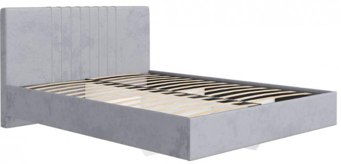 Кровать с латами Соло 140*200, Серый